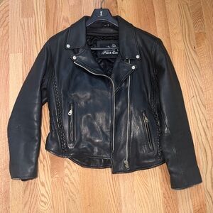 HARLEY DAVIDSON Fast Gear Black 100% Leather Jacket